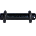 10G Ebony Black Acrylic Plug