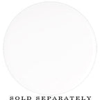 40mm Clear White Acrylic Mirror Split Saddle Plug