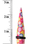 9/16 Groovy Retro Flower Acrylic Taper