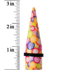 18mm Groovy Retro Flower Acrylic Taper