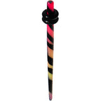 12G Multi Color Animal Logo Acrylic Ear Taper