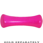 8G Hyacinth Pink Metallic Pearl Acrylic Saddle Plug
