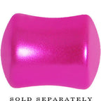 1/2 Hyacinth Pink Metallic Pearl Acrylic Saddle Plug
