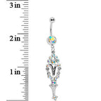 Aurora Courtly Grace Dangle Belly Ring
