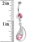 Pink Paisley Passion Belly Ring