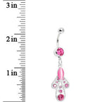 Pink Moonlit Enchantment Belly Ring