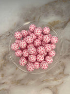 P269 PINK CANCER RIBBON 15MM PRINT (10ct)