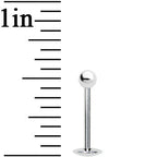 16G 3/8 Internally Threaded 3mm Ball Labret