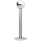 16G 3/8 Internally Threaded 3mm Ball Labret
