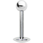 18G 1/4 Internally Threaded 2.5mm Ball Labret