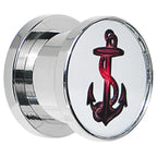 1/2 Stainless Steel Anchor Light Up Plug