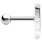 Silver 925 Lightning Bolt Cartilage Tragus Earring
