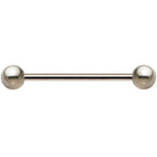14G Grade 23 Solid Titanium Barbell 7/8 5mm