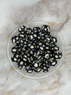 P500 LITTLE BLACK DAISY 15MM PRINT (10ct)