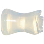 2G Natural Opalite Blooming Flower Stone Saddle Plug