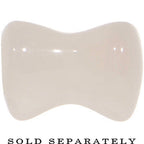 2G Natural Rose Flower Quartz Sweet Heart Stone Saddle Plug