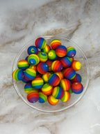 P520 RAINBOW STRIPES 15MM PRINT (10ct)