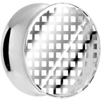 18mm Clear Acrylic Screen Print Saddle Plug