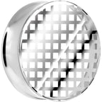 28mm Clear Acrylic Screen Print Saddle Plug