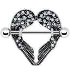 Crystalline Gem Angel Wings Nipple Shield Set