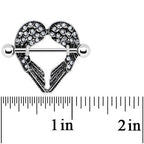 Crystalline Gem Angel Wings Nipple Shield Set
