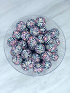P597 GROOVY CHECKERED 15MM PRINT (10ct)