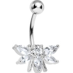 Crystalline Gem Honey Bee Belly Ring