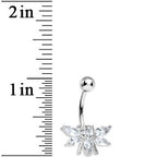 Crystalline Gem Honey Bee Belly Ring