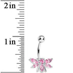 Pink Gem Honey Bee Belly Ring