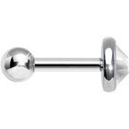5mm Clear Gem Tragus Cartilage Barbell Earring