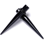 14G to 00G 18 Piece Black Acrylic Ear Stretching Taper Kit