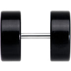 Black Acrylic Cheater Plug Set Looks Like 00G