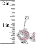 Pink Gem Fancy Fish Belly Ring