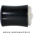 0G Organic Buffalo Horn White Bone Frasera Flower Saddle Plug