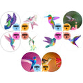 Hummingbird Cabs - 1½ INCH EPOXY STICKER CABS (PAIR)