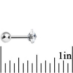 18G 1/4 Crystalline Gem Gleaming Star Tragus Cartilage Earring