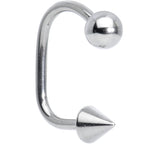 14G 1/2 Surgical Steel Ball Cone Lippy Loop Labret