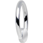 16G 5/16 BCR Steel Captive Ring 4mm Flat Disc