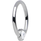 16G 3/8 Purple Gem Disc Titanium BCR Captive Ring