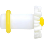 2G White Acrylic White Daisy Flower Single Flare Plug
