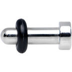 8G Stainless Steel Single Flare Flat Top Plug