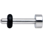 14G Stainless Steel Single Flare Flat Top Plug