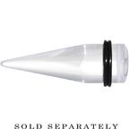 5/8 Clear White Acrylic Wish on a Star Taper
