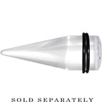 18mm Clear White Acrylic Wish on a Star Taper