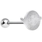 Officially Licensed NFL Cut Out Miami Dolphins Tongue Ring