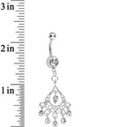 Clear Gem Aristocratic Grandeur Chandelier Belly Ring