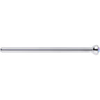 18G 3/4 Aurora CZ Steel Straight Fishtail Nose Ring 2mm