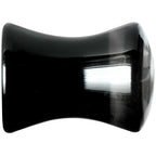 2G Black Acrylic White Nautical Anchor Saddle Plug Set