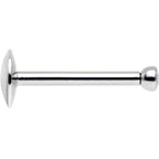 316L Stainless Steel Crystalline Gem Push-In Labret Monroe