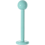 16G 3/8 Mint Green Ceramic Coated Labret Monroe